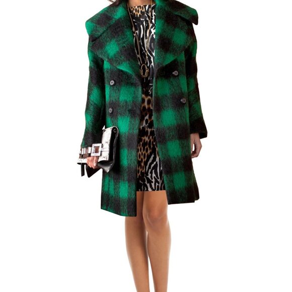 Trina Turk green Mohair coat NWOT *FLASH SALE* - Picture 3 of 11